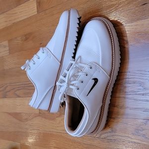 Nike Stefan Janoski Tour White Vachetta Tan Golf Shoe
